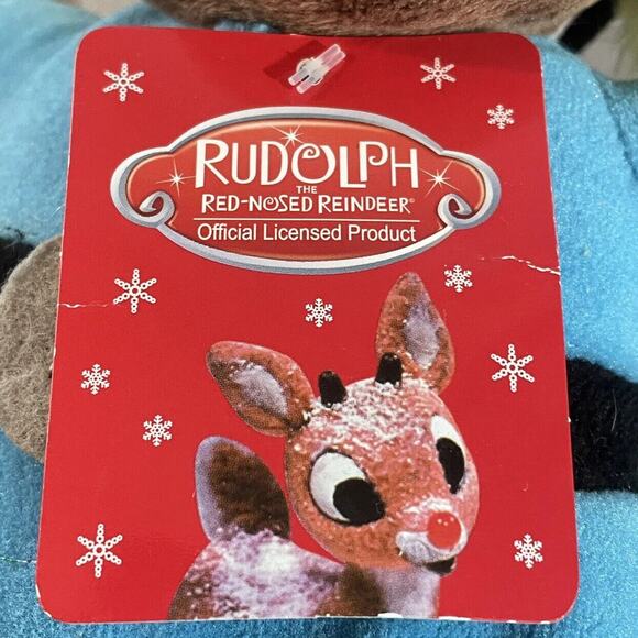 Dan Dee Yukon Cornelius Rudolph Plush 10 in Stuffed Toy Earmuffs w/ Tag CVS - Picture 9 of 13